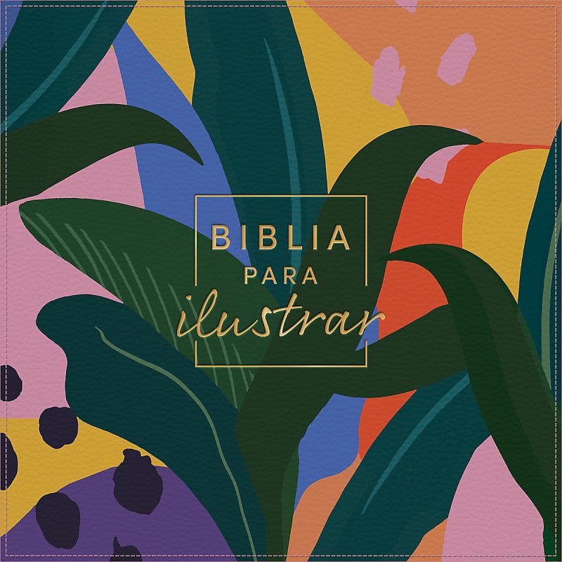 Biblia para ilustrar, floral símil piel RVR 1960