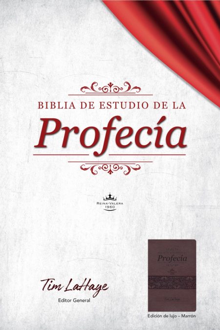 Biblia de la profecía tapa dura Edición de lujo marrón RVR 1960